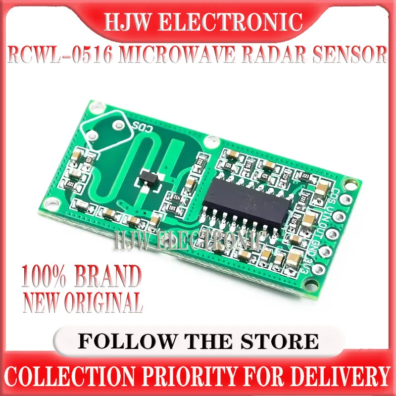 

RCWL-0516 microwave radar sensor module Human body induction switch module Intelligent sensor