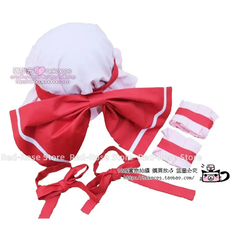 qq28LQRemilia Scarlet Delux Косплей Костюм со шляпой и крылом 11DF