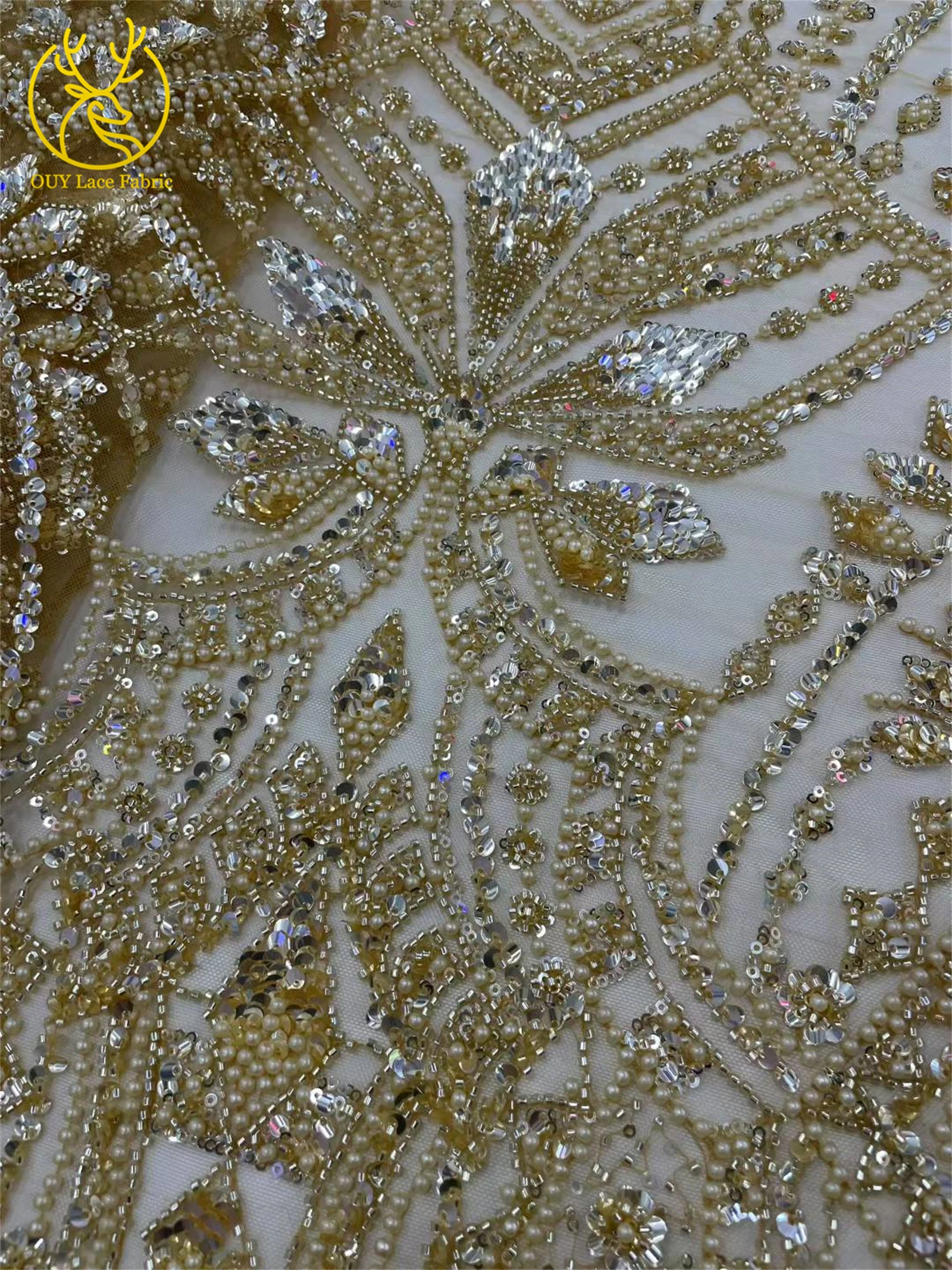 قماش زفاف دانتيل مطرز أفريقي فاخر 2025 جودة عالية ترتر نيجيري فرنسي تول مادة فساتين حفلات الزفاف للسيدات