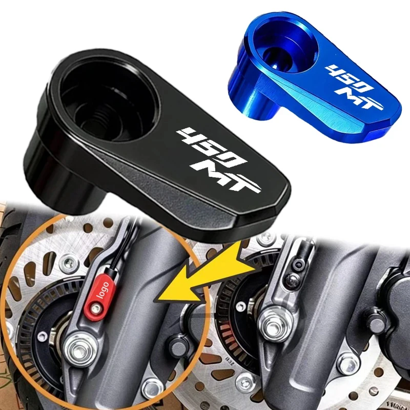 Image of Zubehör Motorrad Vorder- und Hinterrad ABS 2026 Für CFMOTO 450MT MT450 CF 450 MT Sensorschutzabdeckung