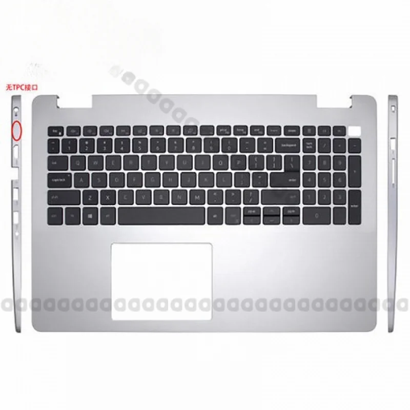 A + 7G0RN 07G0RN для Dell Inspiron 5593, упор для рук, без подсветки, клавиатура США, без Type-C A + 7G0RN 07G0RN для Dell Inspiron 5593, упор для рук, без подсветки, клавиатура США, без Type-C