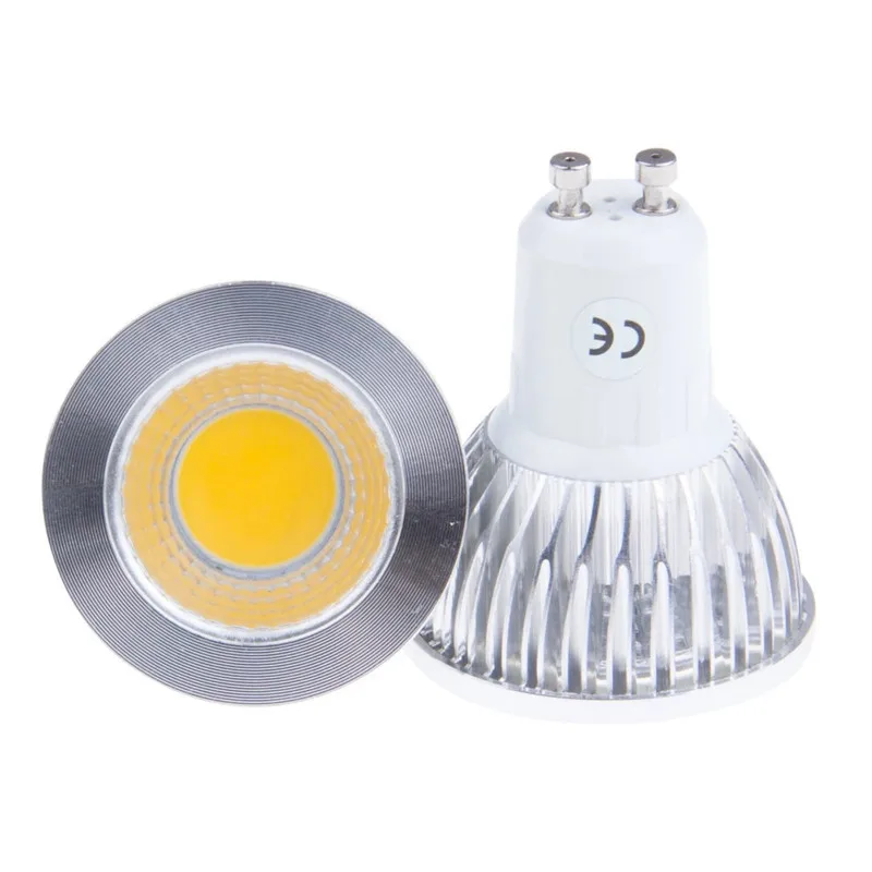 Super Bright GU 10 Bulbs Light Dimmable Led Warm/White 85-265V 6W 9W 12W E27 GU5.3 COB LED lamp light E14 led Spotlight