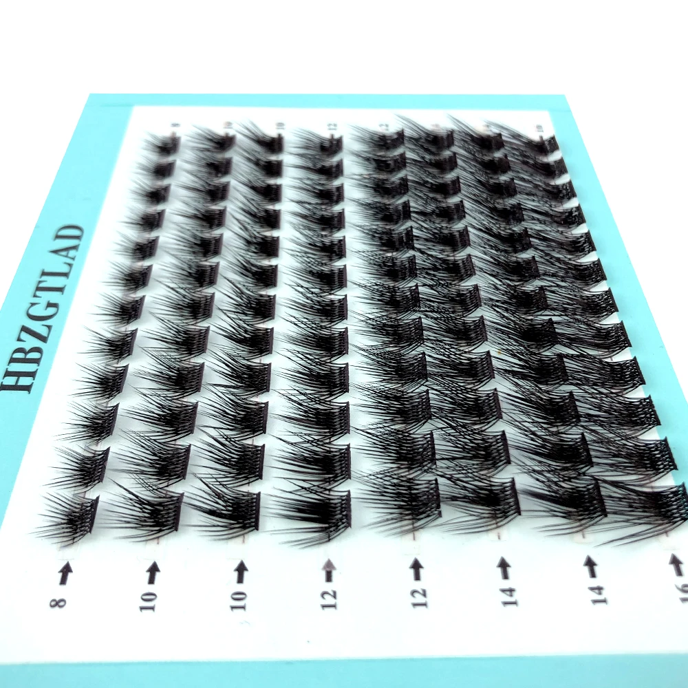 L Curl 3D Fluffy Single DIY Cluster Falsche Wimpern Vorgefertigte Volumenfächer Einzelne Wimpern Segmentierte Verlängerung Natürliche Falsche Wimpern – Detail 5
