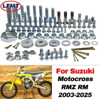 Para Suzuki RM RMZ 125 250 450 RM125 RM250 RMZ250 RMZ450 RMX450Z Hardware tornillo reparación rescate reparación kit completo de herramientas sujetador