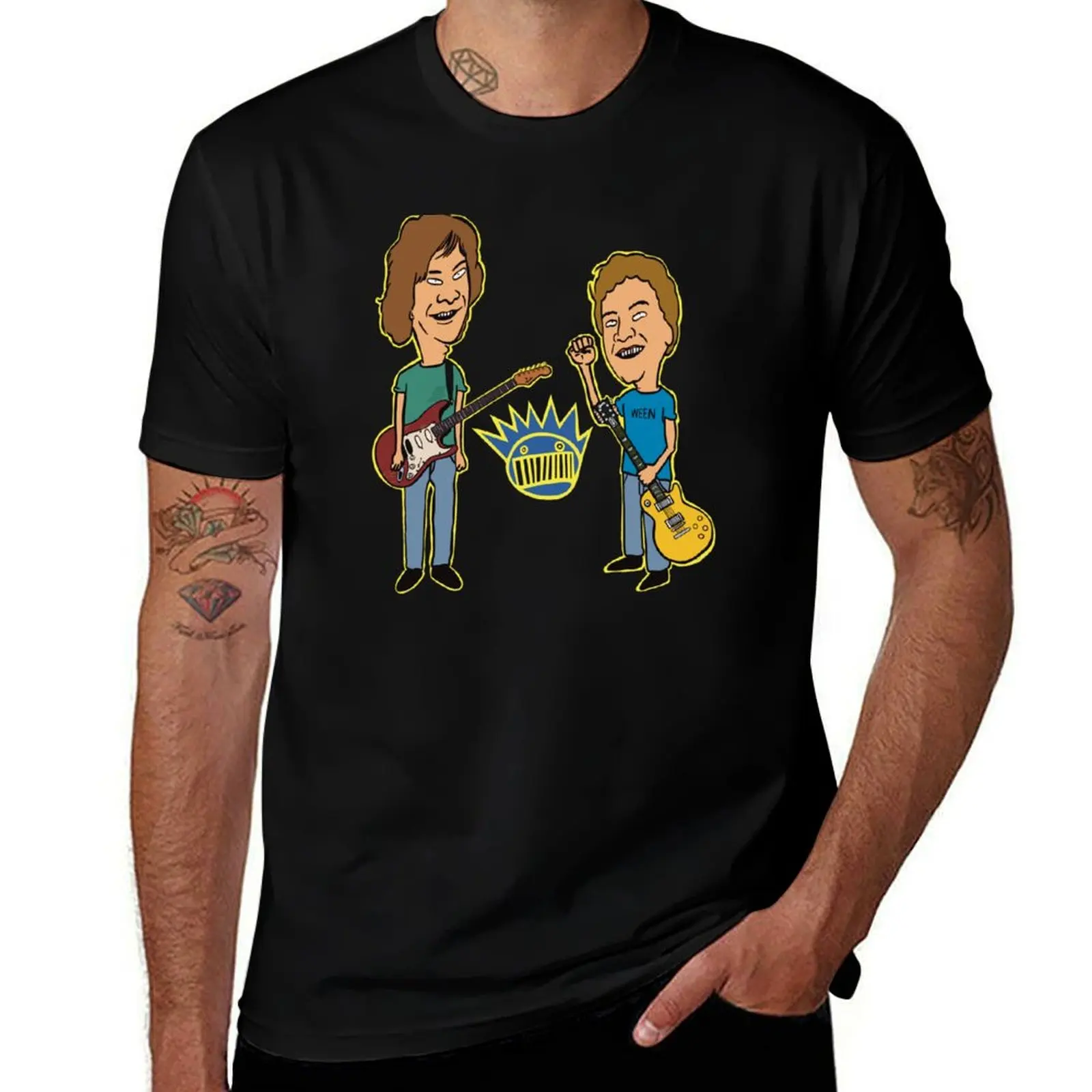 Weenis and Booghead Ween Beavis and Butthead T-Shirt t shirt man cotton T-Shirt