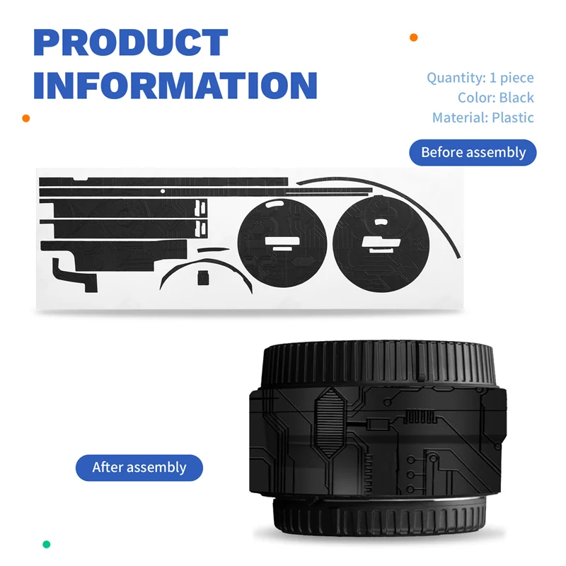 Adapter Ring Full Cover Protective Film Accessories For Nikon FTZ Second Generation Adapter Ring Sticker