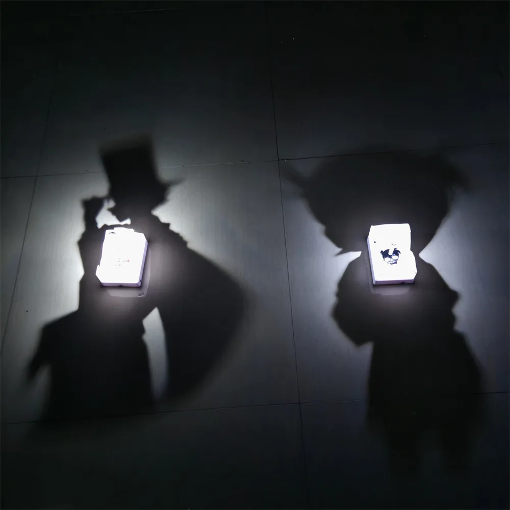 Anime Luffy Son Goku Zoro Schattenlicht-Projektorlampe Kreative Atmosphäre Nachtlicht Überraschungsgeschenk für Freunde Beste Freunde Geschenke – Detail 7