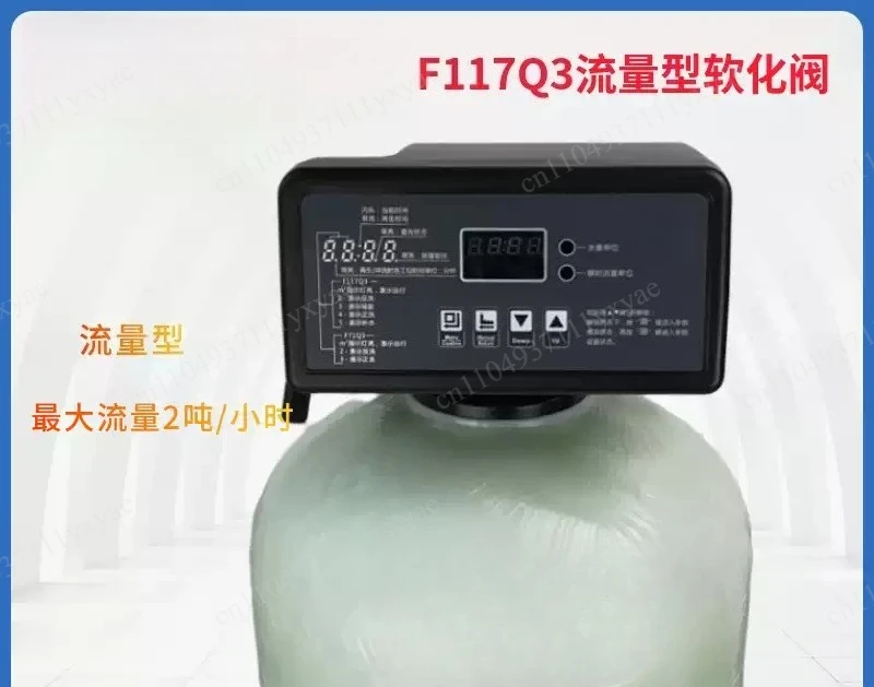 F117Q3 Water Treatment Control Valve Softening and Regeneration Flow Type 2-ton Softening Water Machine