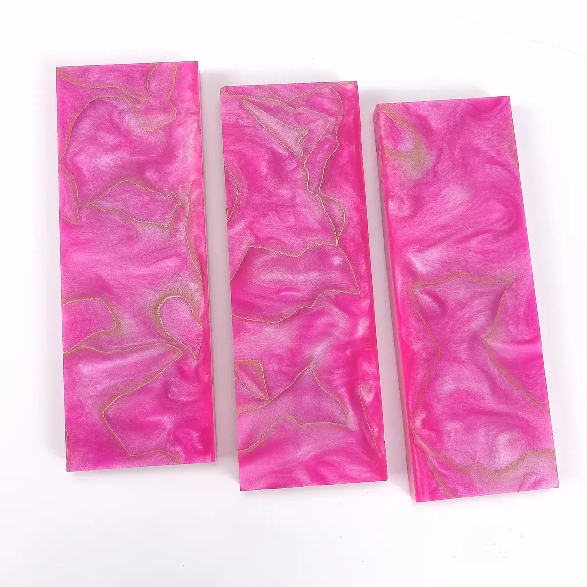 1 шт., розовая медная сетка, смола, ручка ножа, материал, сделай сам, нашивка, декор, весы, плиты, пустая 120x40x8 мм, компрессионная пластина из смолы