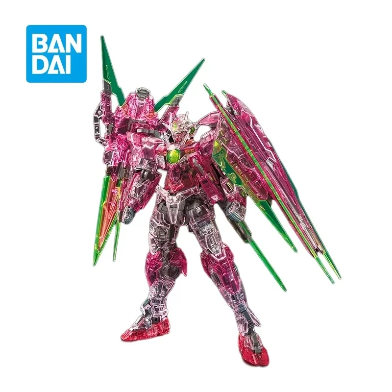 

Genuine Bandai RG 1/144 THE GUNDAM BASE LIMITED 00 QAN[T] FULL SABER [TRANS-AM CLEAR] Anime Assembly Model Toy Action Figure