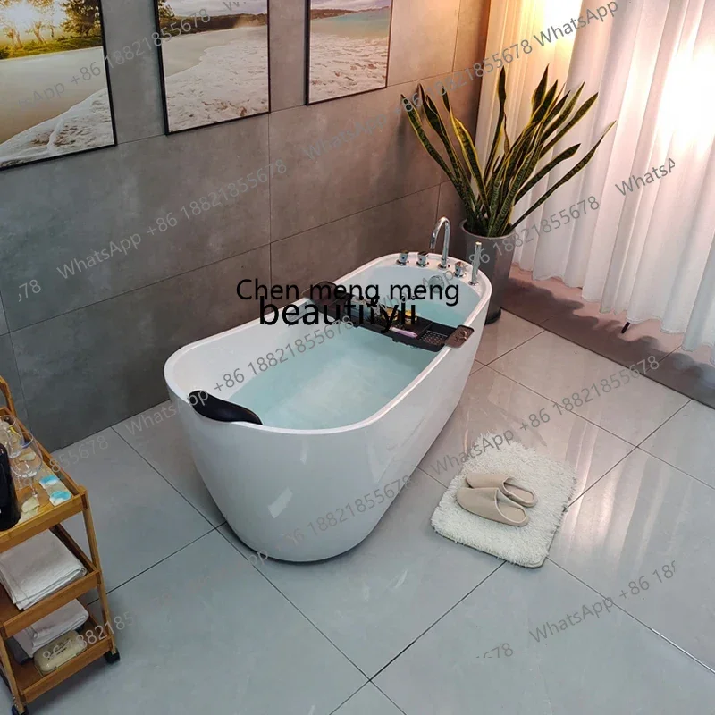 ss8350 Household bathtub acrylic, concubine bathtub European and American independent adult deep bath small apartment
