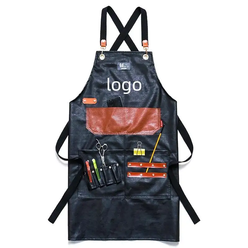 Barber Apron Hairdressing Makeup Nail Art Personalized Customization Printed Logo For Work Clothes