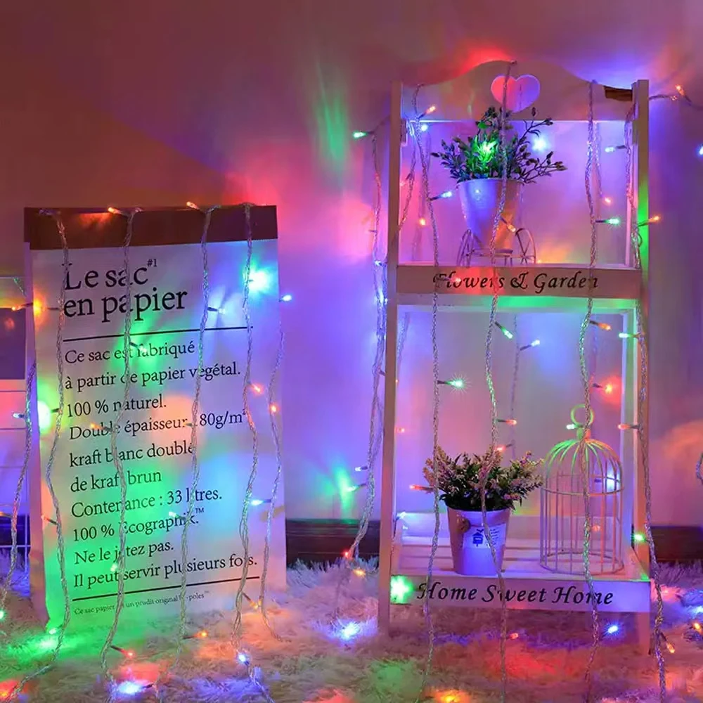 Luces de ambiente para interiores de 10M y 100 LED, guirnalda de luces LED, luces de decoración, luces de hadas, luces navideñas, iluminación.