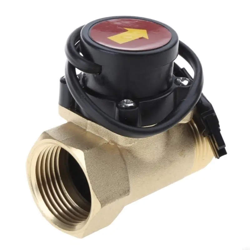 

L9BE HT800 1" Water Pump Flow Sensor Switch Liquid Booster Solar Heater Brass Magnetic Pressure Automatic Control Valve Part