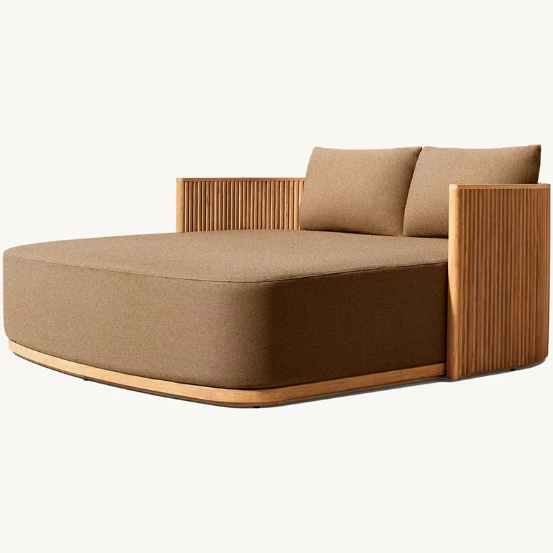 

Garden Furniture Sunbed Teak Furniture Day Bed for Pool Lounge Chairs Outdoor Beach Lounger