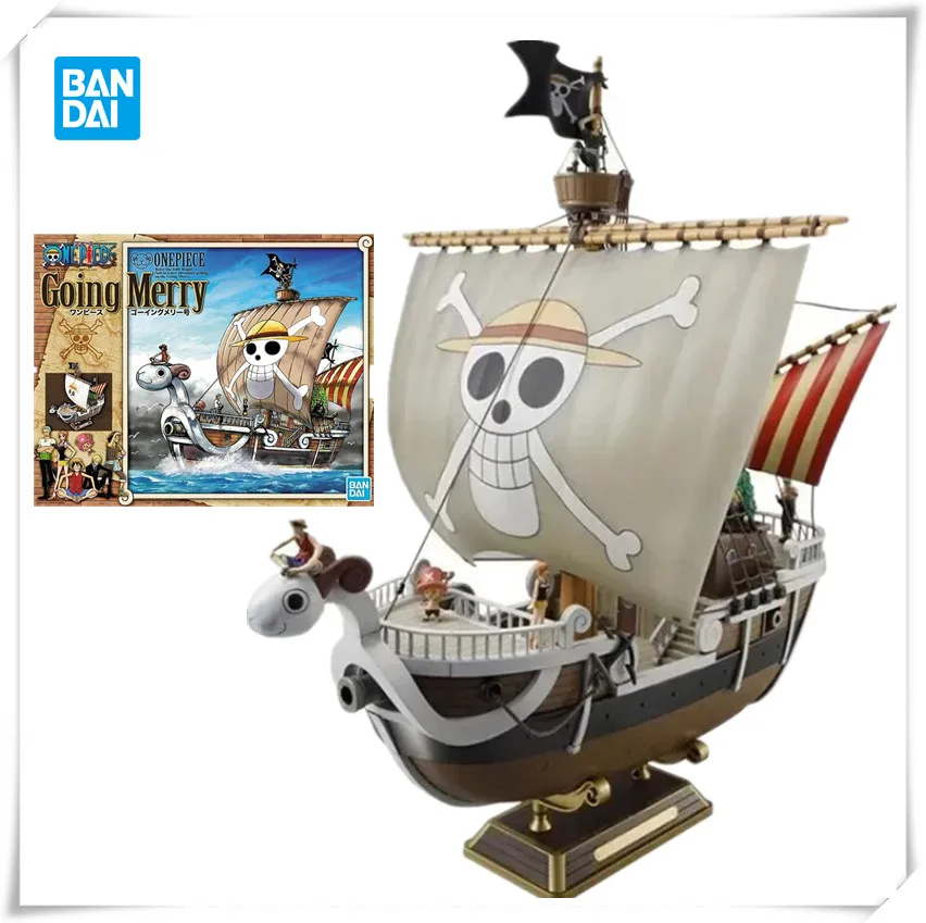 

Bandai оригинальный цельный Going Merry DIY 28 см Коллекционная сборка аниме фигурки подарки на день рождения фигурки игрушки