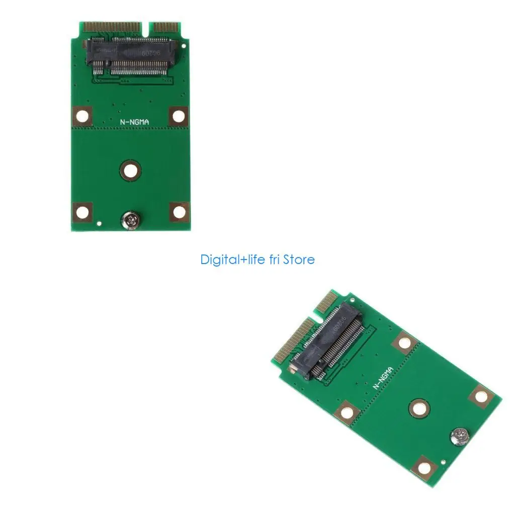 E06D mSATA & for M.2 (B-Key NGFF) 2in1 Sized Multiple SSD to 3 III Adapter Converter Support 2230 and 2242 SSD
