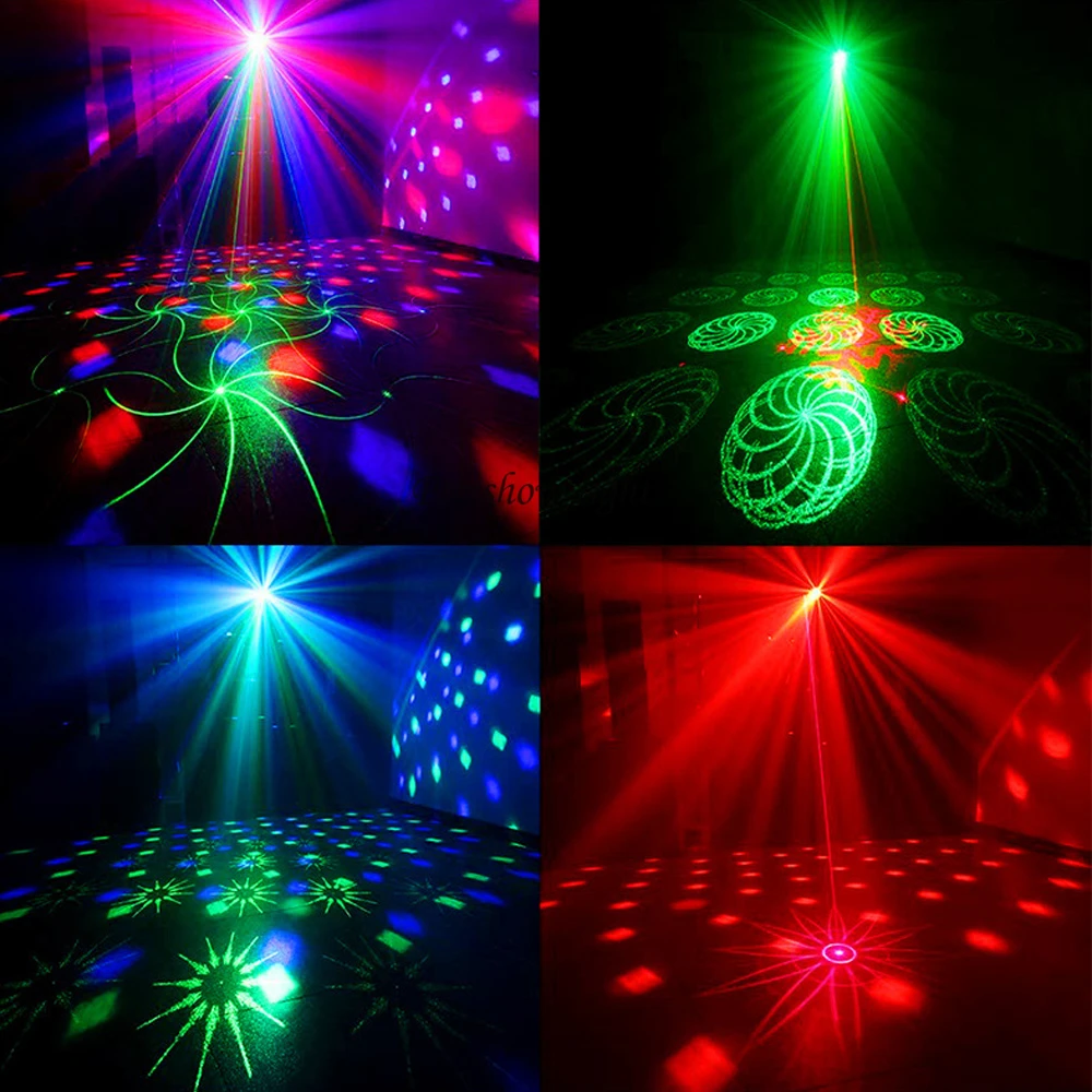 Party Lights Dj Disco Magic Ball Light With Remote Mini LED Strobe Stage Lighting Effect for Christmas Wedding Nightclub Shows