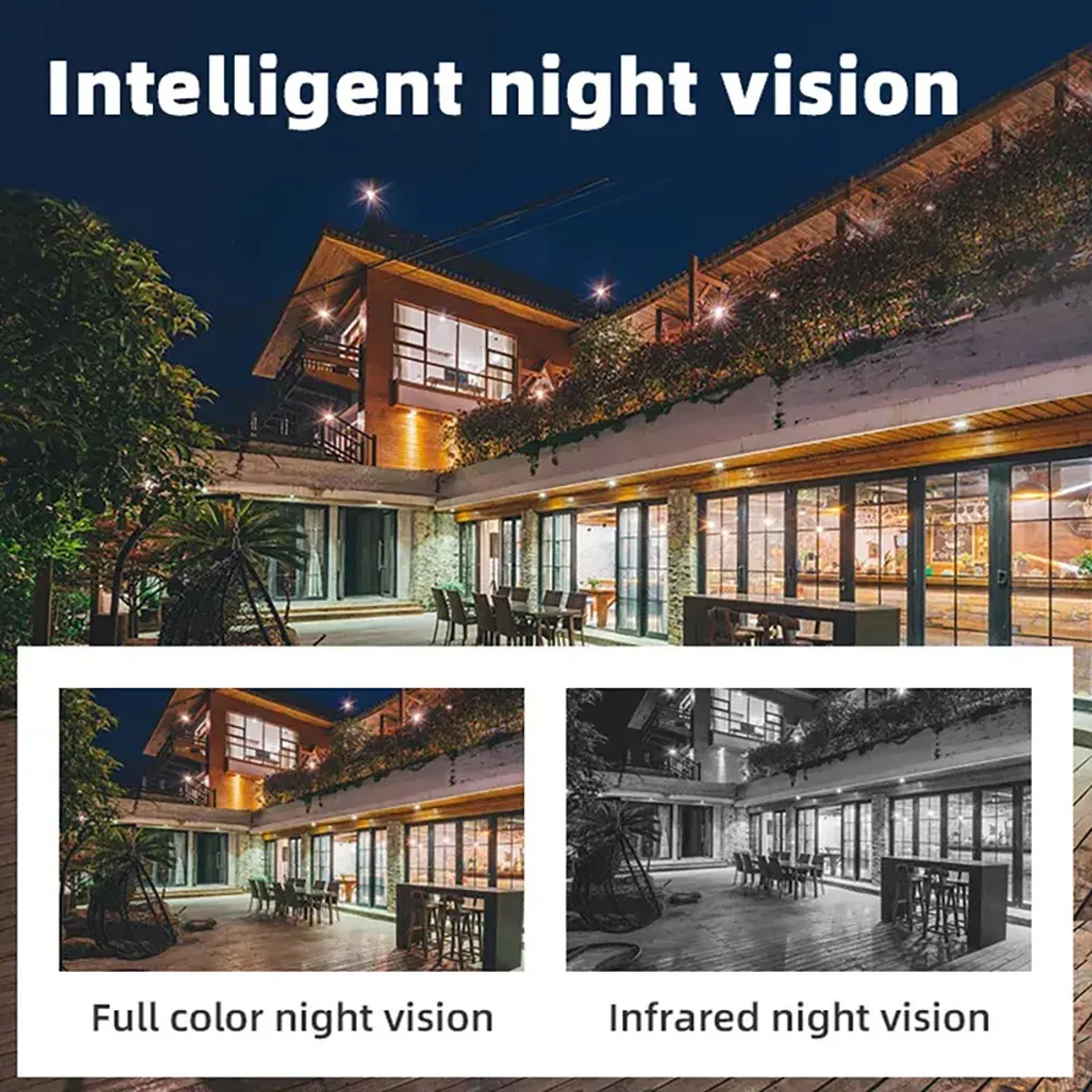 AHD Bullet Camera 720P/1080P/5MP Infrared Light / Warming Light Full Color HD Indoor Home Security Monitoring Camera