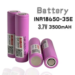 Battery for Samsung INR18650-35E 3500mAh 8A Rechargeable Li-ion Battery - Charger
