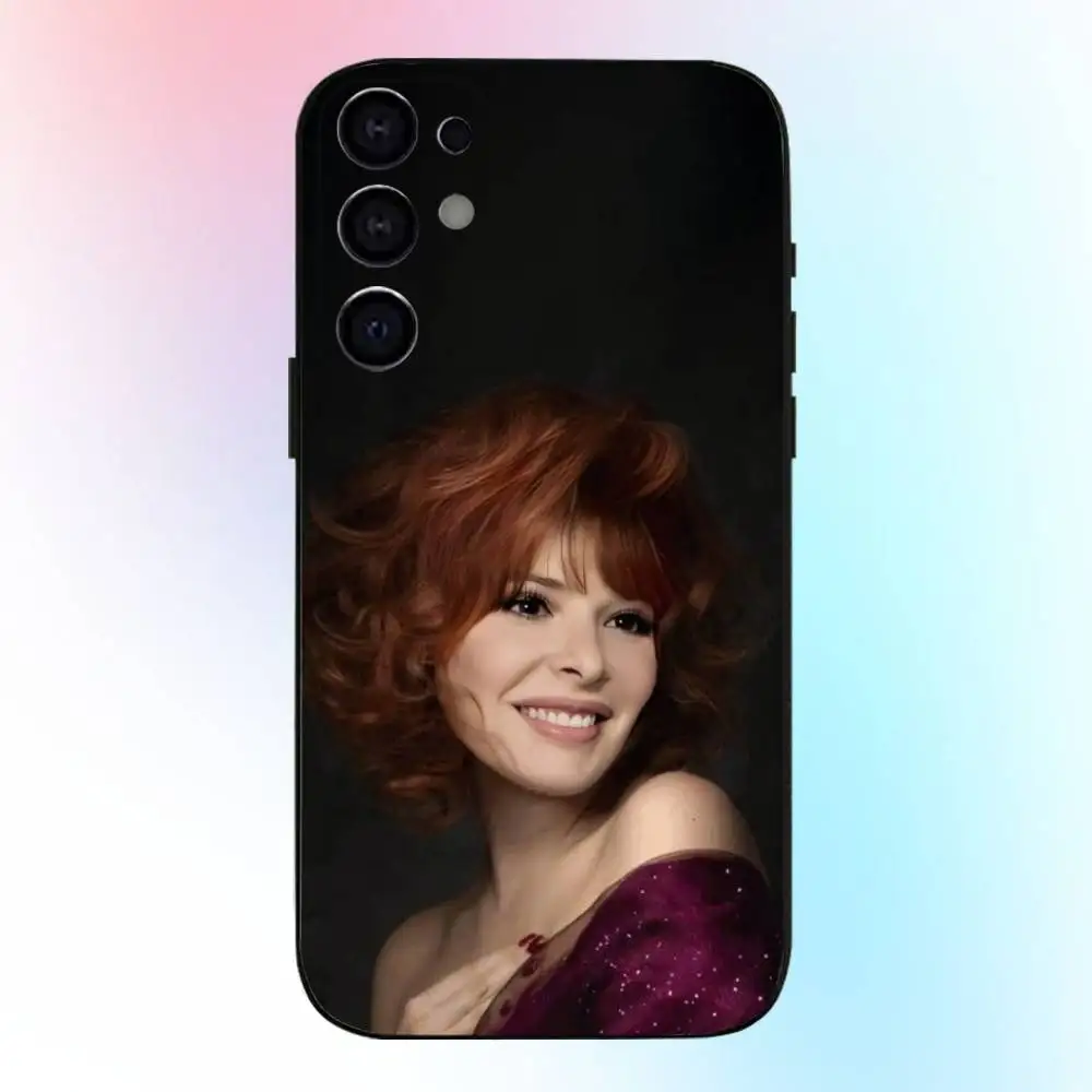 حافظة هاتف M-Mylene F-Farmer لهاتف سامسونج S25، S24، S21، S22، S23، S30، Ultra، S20، Plus، Fe، Lite، Note، 10,9,5G غطاء أسود #5