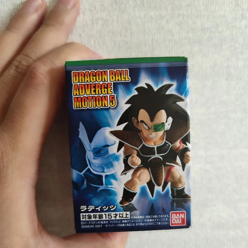 Bandai Genuine Dragon Ball Adverge Motion Action Figure Raditz Vegeta Gogeta Broli EX CASHAPON Model Ornament Toys