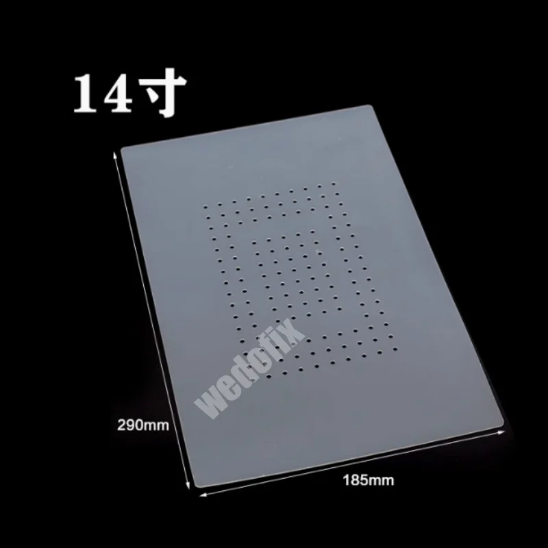 7inch 14inch Perforated Separator Pad Universal Vaccum Separate Rubber Mat High Temperature Resistant