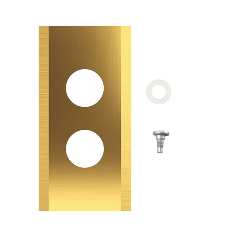 

LNHF 45 Pcs Replacement Blades For Mammotion Luba & Yuka All Series Titanium Replacement Robotic Lawnmower Blades Gold