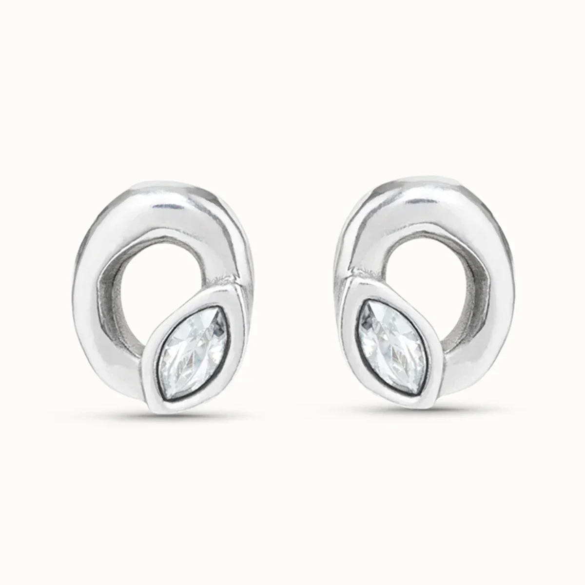 UNOde50-pendientes ovalados de cristal gris claro para mujer, joyería clásica, regalo romántico de Festival, 2024 Original, nuev