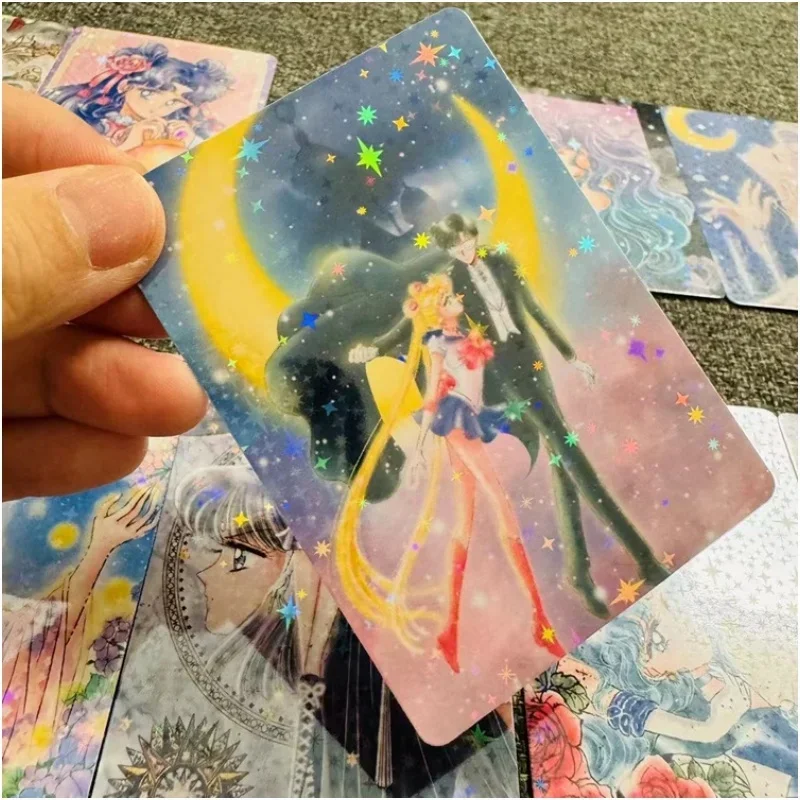 Sailor Moon Flash Card, Tsuk37Usagi Chiba, Mamoru Chibiusa, Hand Proximity Wn, Anime Action Toy, Figurines, Cadeaux pour les amis, DIY, 10 feuilles