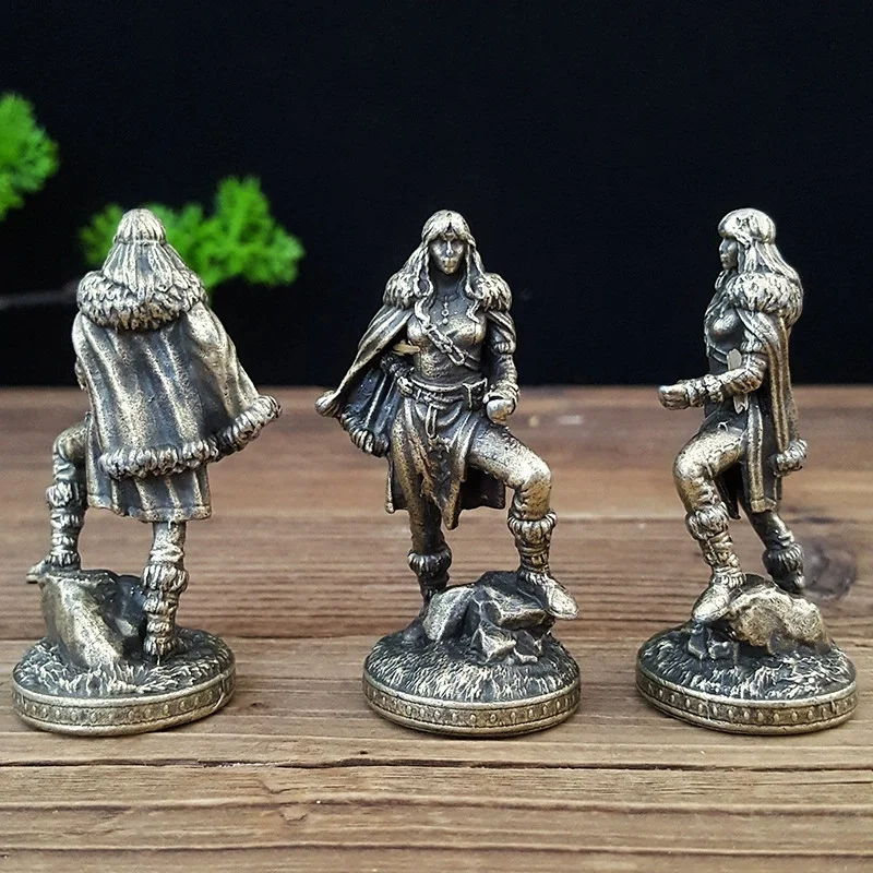 Solid Resin Craft Woman Warrior Theme Modern Stylish Sculpture Incense Burner Desktop Study Decoration Strength Artistic Decor