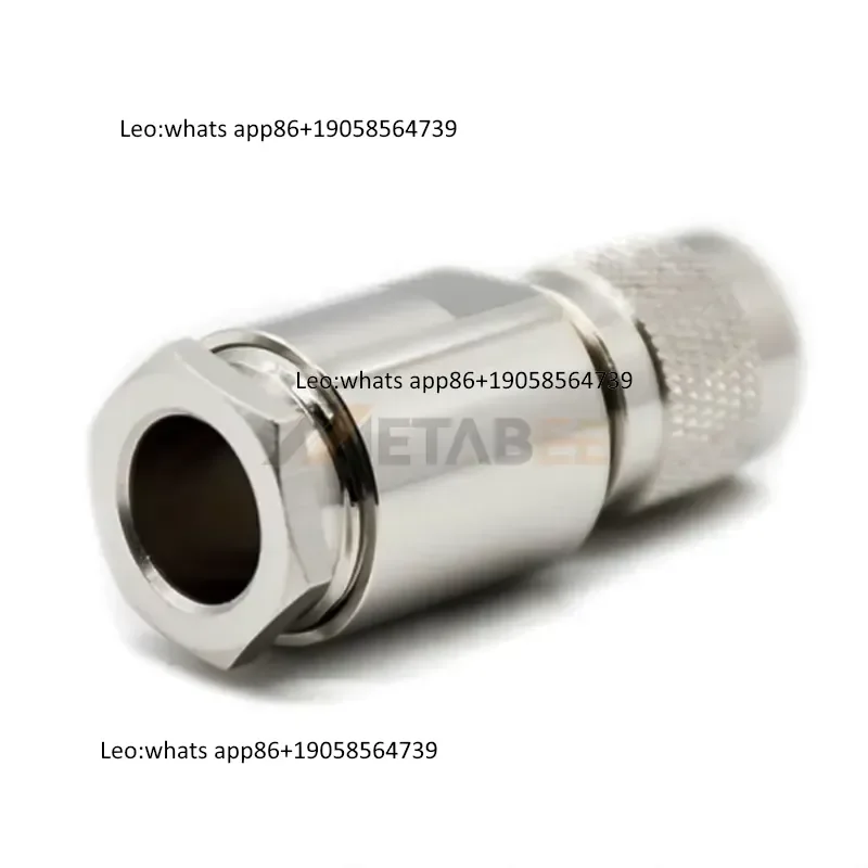 RP-TNC Male Right Angle Connector 50 Ohm Nickel Plated Clamp Type for RG58 Coaxial Cable Reverse Polarity Plug