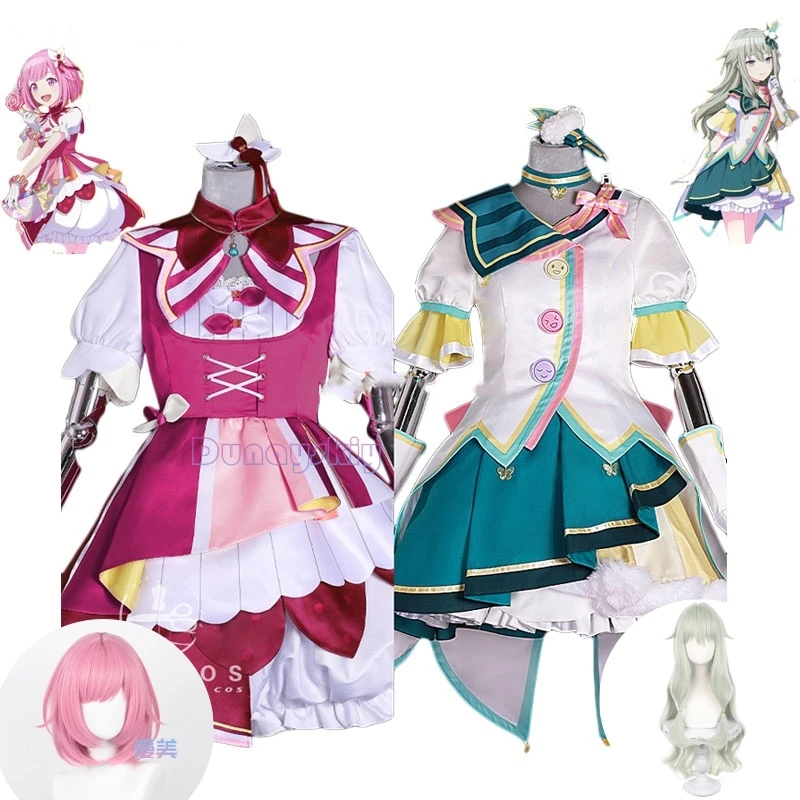 Game Project Sekai Otori Cosplay Costume para Mulheres, Emu Kusanagi Nene, Cute Party Dress, Halloween Carnival Uniformes, Custom Made