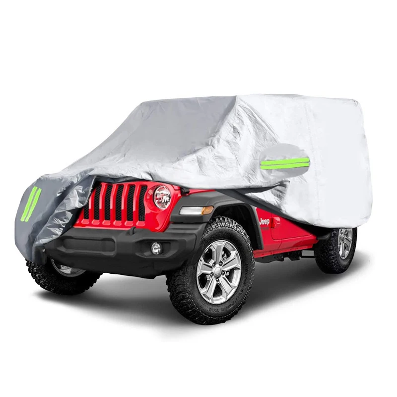 2 kolory 2-drzwiowy 4-drzwiowy pokrowiec samochodowy Wodoodporny, pyĆoszczelny pokrowiec ochronny do Jeep Wrangler JK JL YJ 1987-2019