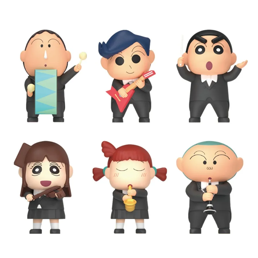 

Новый оригинальный карандаш Shin-chan Band серии мини-фигурки слепая коробка Bo-chan Himawari Nohara аниме мультфильм подарок на день рождения детские игрушки