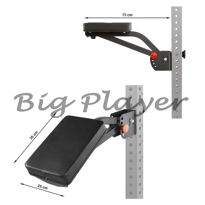 Bulldog Pad Support Rowing Trainer, Multi-angle, Adjustable Squat Rack Accessories, Chest Support, Power Rack Attachmen