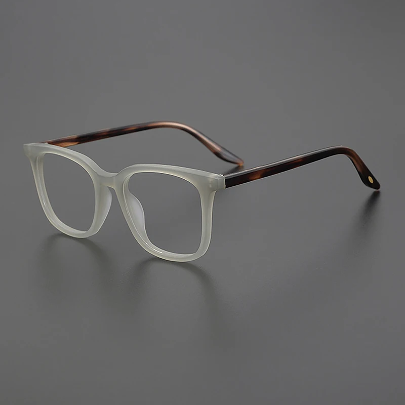 Fashion Vintage Frosted Square Optical Glasses Frame Simple Trendy Unisex Eyeglasses For Women Men Literary Retro Matte Eyewear