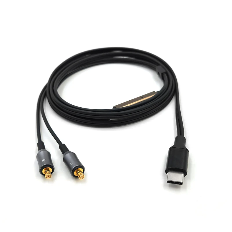 Para ATH-CKR90 ckr90is ckr100 ckr100is cks1100 cks1100is fones de ouvido hifi substituíveis typec para a2dc occ cabo de cobre de cristal único