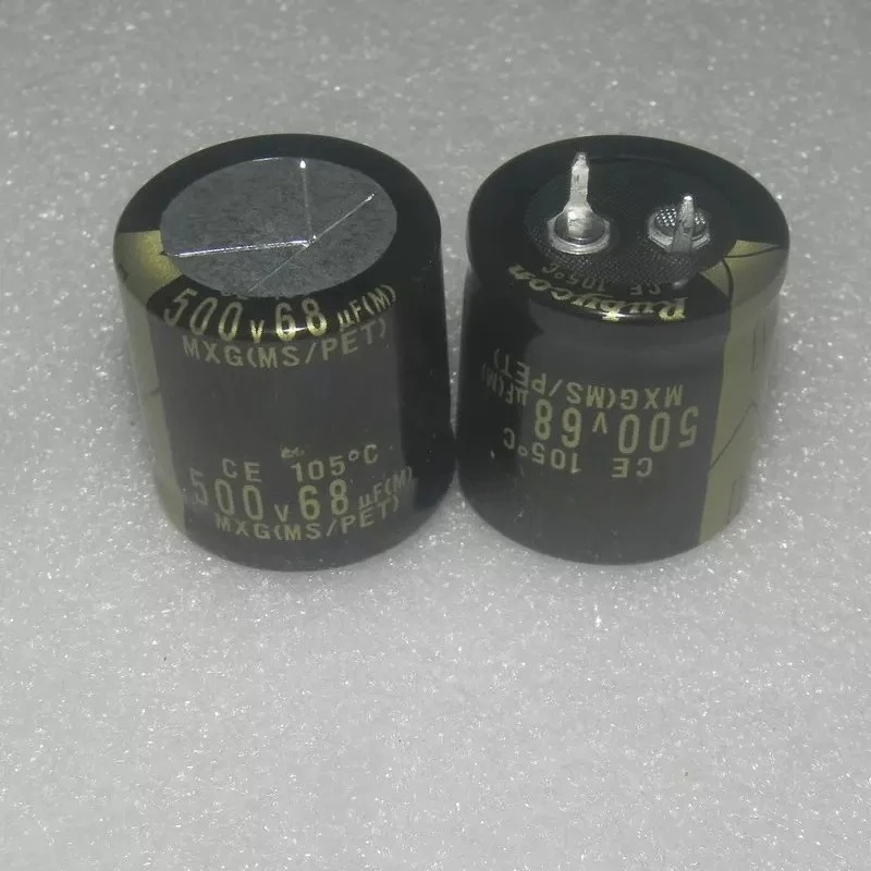 5pcs For RUBYCON Japanese origin ruby gold character 500v 68uf for 450v bile machine high voltage filter capacitor