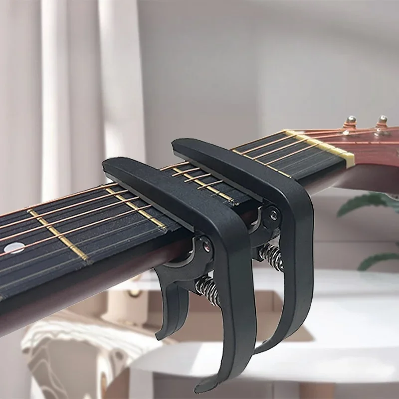 Universal 6 String Guitar Capo Tuning Clamp for Acoustic Electric Bass Ukulele
