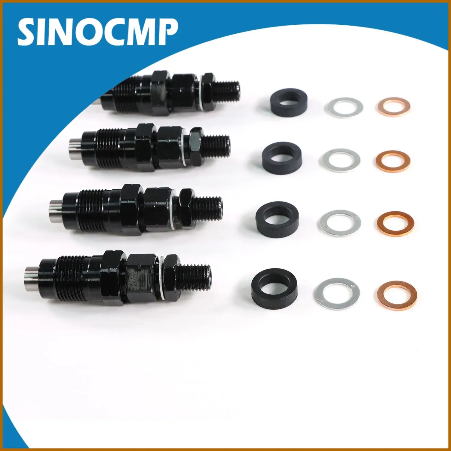 4x Diesel Fuel Injector 4D56 4D56T For Mitsubishi Pajero Triton Delica Spacegear 2.5L