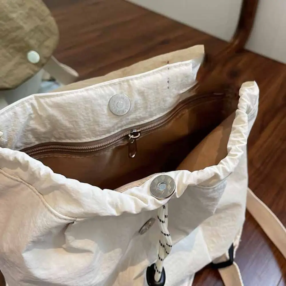 Креативный однотонный рюкзак на шнурке, быстросохнущий школьный рюкзак большой вместимости для студентов, сумка для хранения, сумка на плечо, рюкзаки