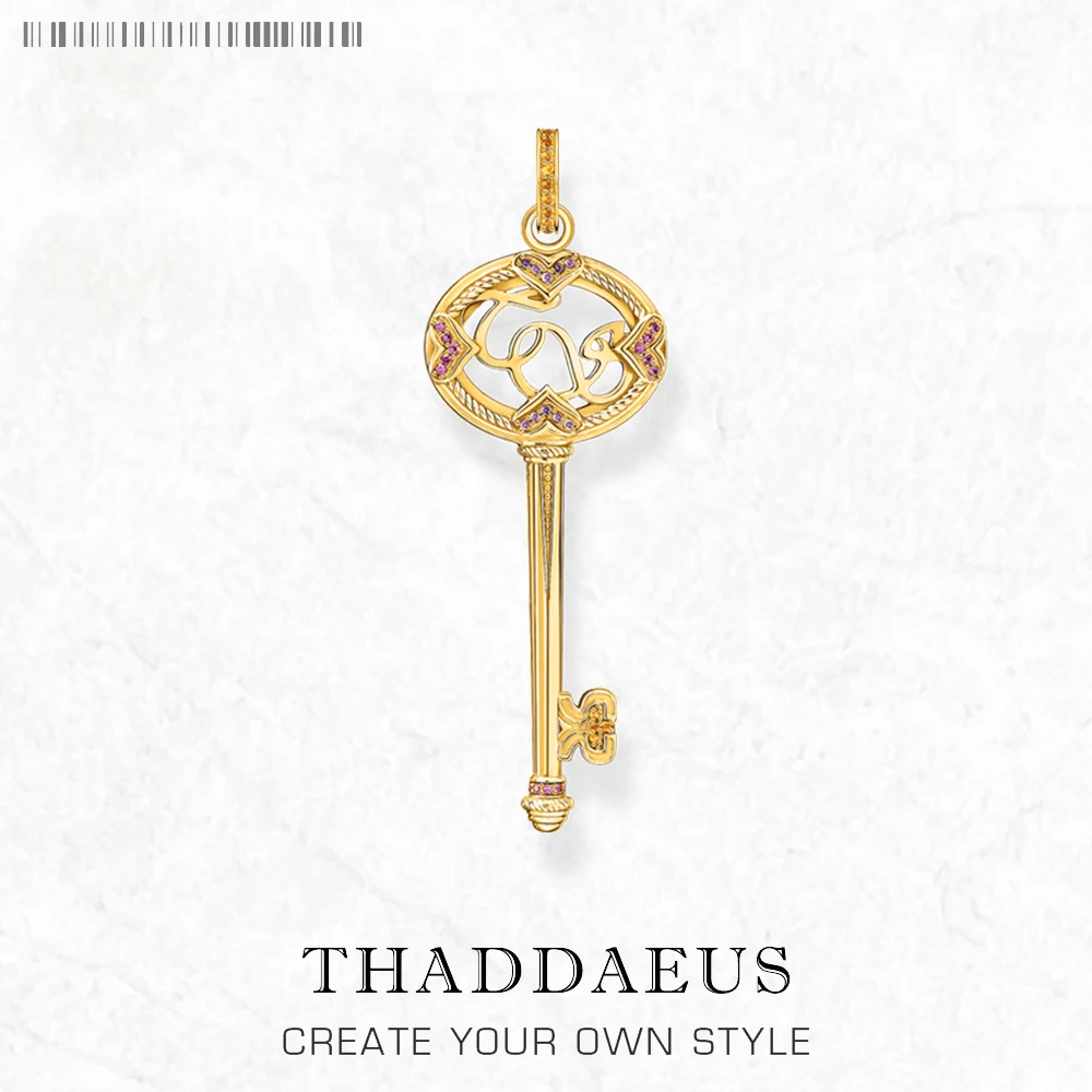 

Pure Seduction Key Pendant Brand New Fine Jewelry Europe Style Accessories Romantic Gift For Woman Men