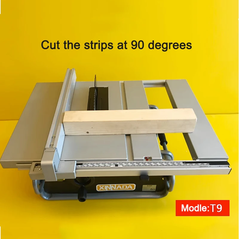 10 Inches T9 Precision Circular Saw Multifunction Woodworking Table Saw 45°Miter Angle Dust Free Electric Cutter
