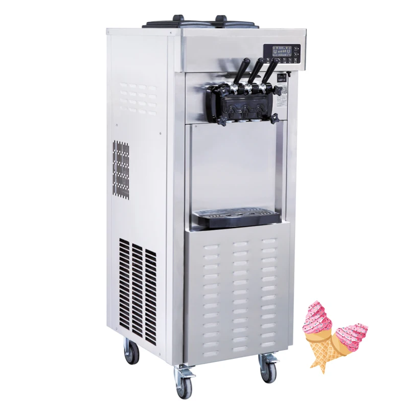 

Soft Serve Icecream Maker 50-60L/H Automatic Commercial Ice Cream Machines Yogurt Ice Cream Making Machine for Business Price