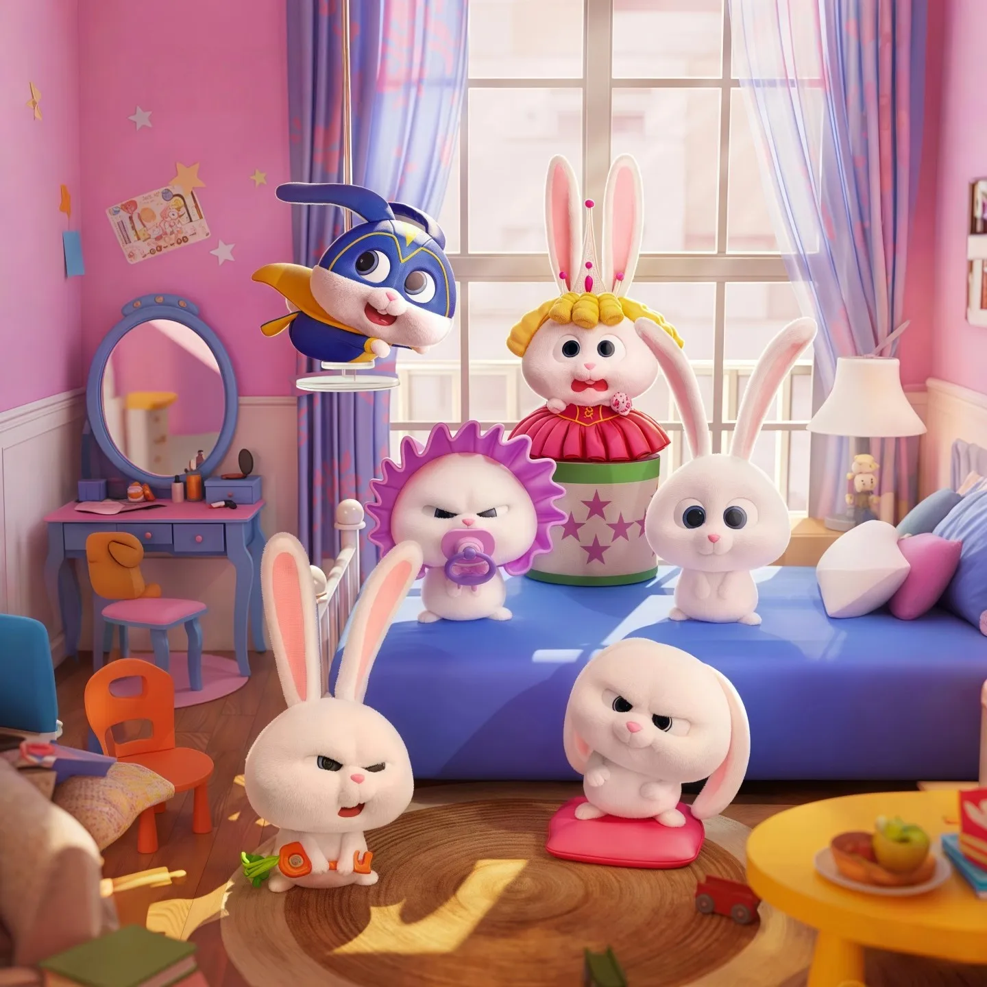 الحياة السرية للحيوانات الأليفة سلسلة الحياة كرة الثلج صندوق أعمى صندوق غامض دمية لطيف أنيمي عمل الشكل جمع لعبة أطفال هدية