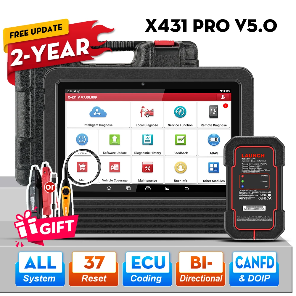 LAUNCH X431 PRO V 5.0: O Scanner de Diagnóstico Automotivo que Transformou Minha Oficina