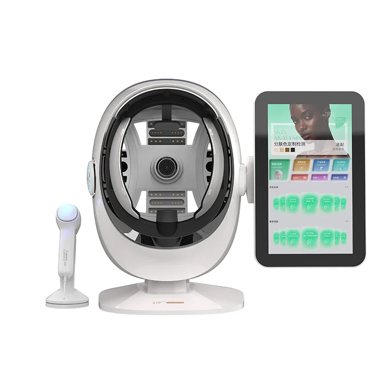Desktop Professional AI Intelligent Skin Analyzer With Scalp Analyzer For Skin Pigmentation Detect Skin Moisture