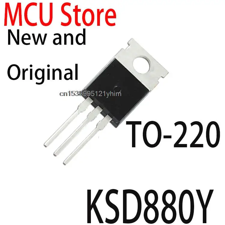 10PCS New and Original KSD880 TO-220 D880 KSD880-Y  NPN transistor 3A 60V Transistor  new original KSD880Y