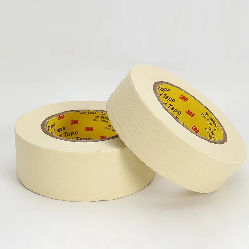 

3M 2364S Малярная лента Автомобильная малярная лента для краски Высокотемпературная высоковязкая растяжимость Маскирующая бумага 3M